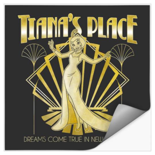 Disneyss The Princess The Frog Tiana's Place New Orleans Stickers