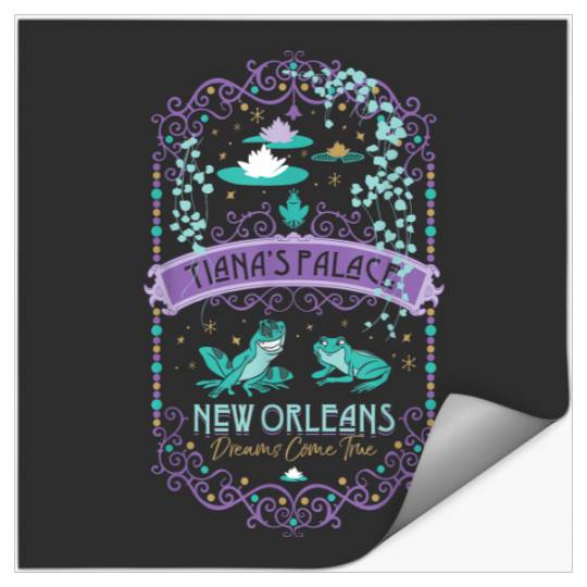 Disneyss Princess And The Frog Tiana's Place New Orleans Stickers