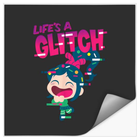 Disney Ralph Breaks the Internet Vanellope Glitc Stickers