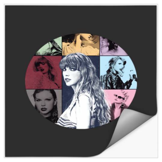 Discover Taylors Swift The Eras Tour Art Sticker Throw Blanket Stickers