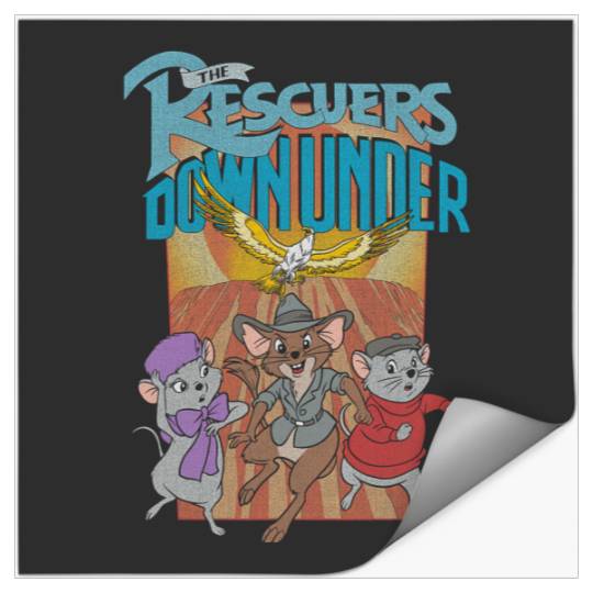 Disney The Rescuers Down Under  Flight Movie Poster Stickers