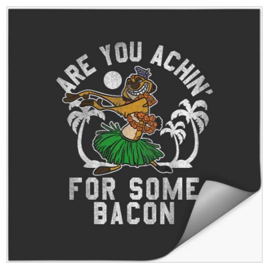 Disney The Lion King Timon Achin Bacon Distresse Stickers