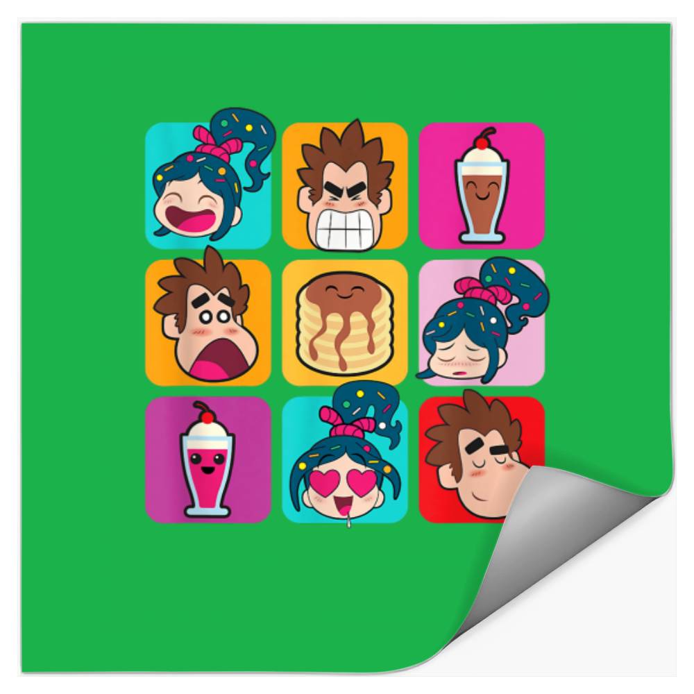 Disney WreckIt Ralph Vanellope Ralph Desserts Pa Stickers