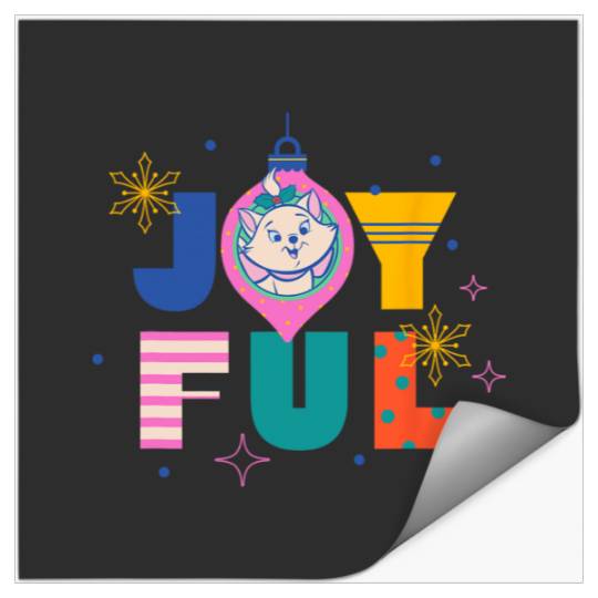 Disney The Aristocats Christmas Joyful Marie Ornament Stickers