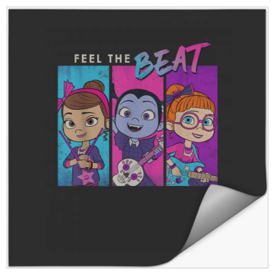 Disney Vampirina Scream Girls Band Feel the Beat Stickers