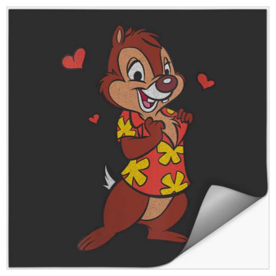Disneyss Chip 'n' Dale Rescue Rangers Dale In Love Stickers