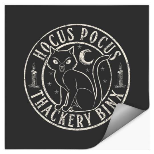 Disney Hocus Pocus Thackery Binx Big Cat Celestial Circle V2 Stickers
