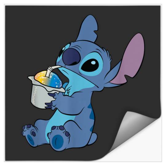 Disneyss Lilo Stitch Cute Stitch Sparkling Ice Cream Poster Stickers