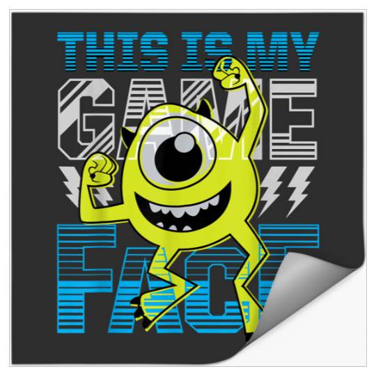 Disneyss Pixars Monsters Inc Mike Wazowski Game Faces Stickers
