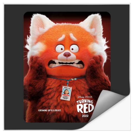 Disneyss Pixars Turning Red Mei Shocked Screen Grab Stickers
