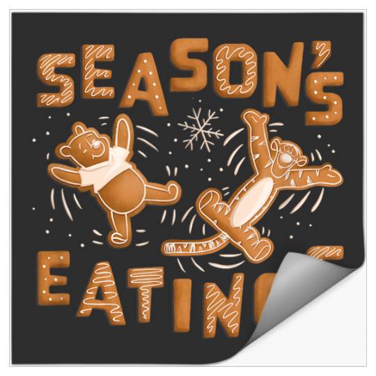Disneyss Winnie The Pooh Tigger Gingerbread Seasons Eatings Stickers