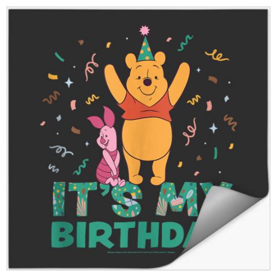 Disneyss Winnie The Pooh Piglet Its My Birthday Party Stickers
