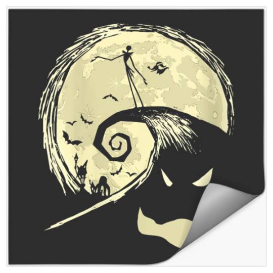 Disneyss The Nightmare Before Christmas Jack And Oogie Boogie Stickers