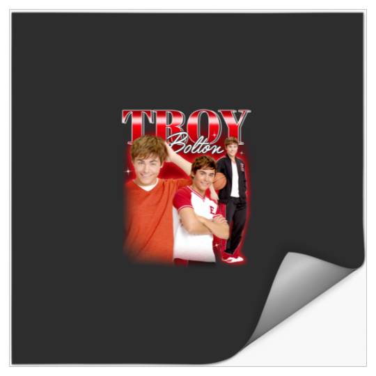 Disneyss High School Musical The Series Troy Bolton Collage Stickers