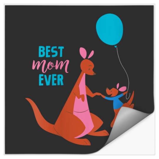 Disneyss Winnie The Pooh Kanga And Roo Best Mom Ever Stickers
