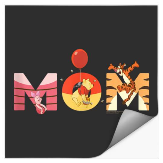 Disneyss Winnie The Pooh And Friends Mom Mothers Day Birthday Stickers