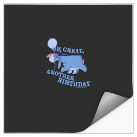 Disneyss Winnie The Pooh Eeyore Oh Great Another Birthday Stickers