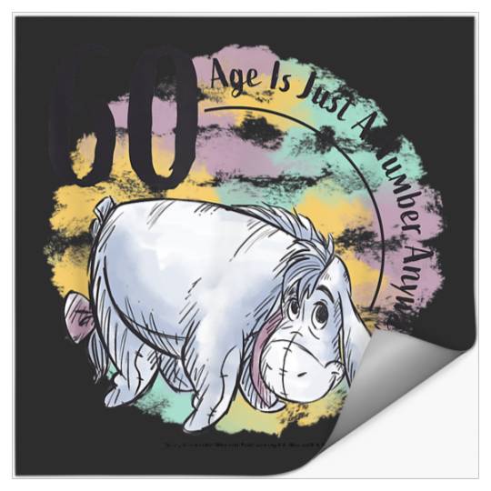 Disneyss Winnie The Pooh Birthday Eeyore Sixtieth Birthday Stickers