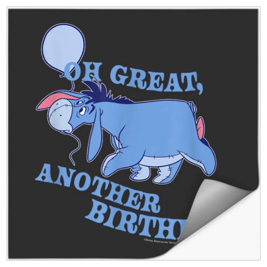 Disneyss Winnie The Pooh Eeyore Oh Great Another Birthday Stickers