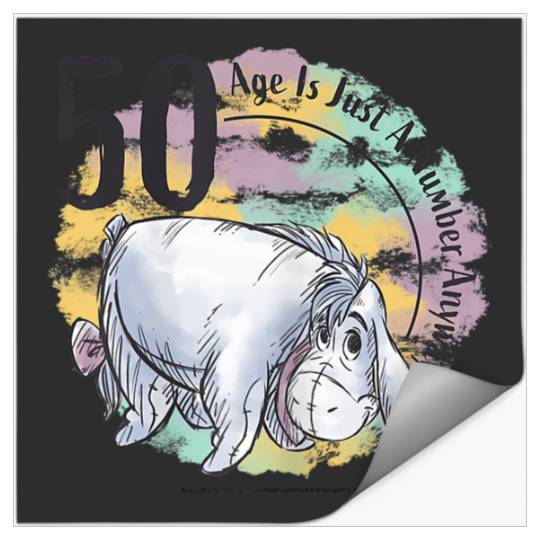Disneyss Winnie The Pooh 50th Birthday Eeyore Quote Stickers