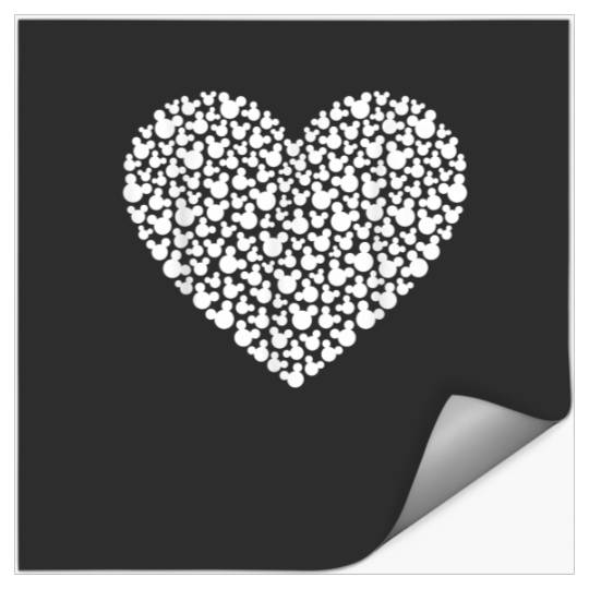 Discover Disney Mickey Mouse Heart Stickers