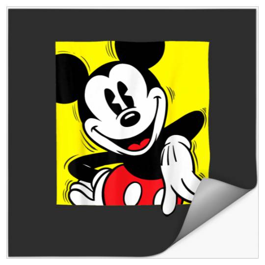 Discover Disney Mickey Mouse  Square Stickers