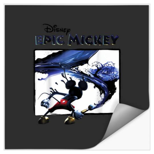 Discover Disney Epic Mickey Painting Portrait Stickers