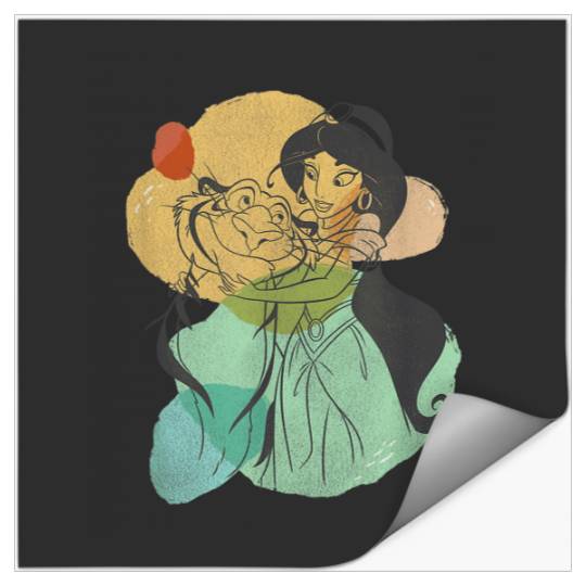 Discover Disney Aladdin Jasmine Rajah Friendship Stickers