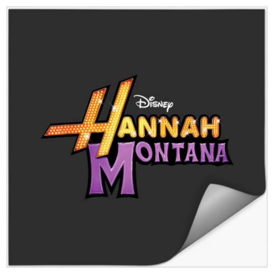 Discover Disney Hannah Montana Classic Iconic Big Chest Text Logo Stickers