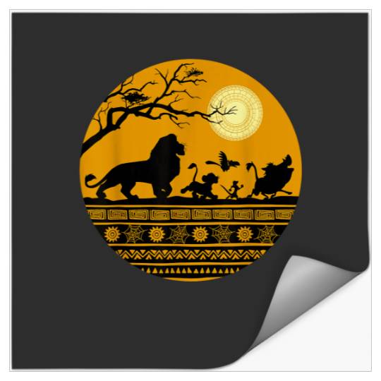 Discover Disney The Lion King Halloween Circle Stickers