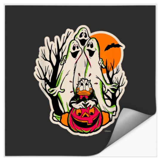 Discover Disney 100 Donald Duck Trick or Treat Ghosts Hal Stickers