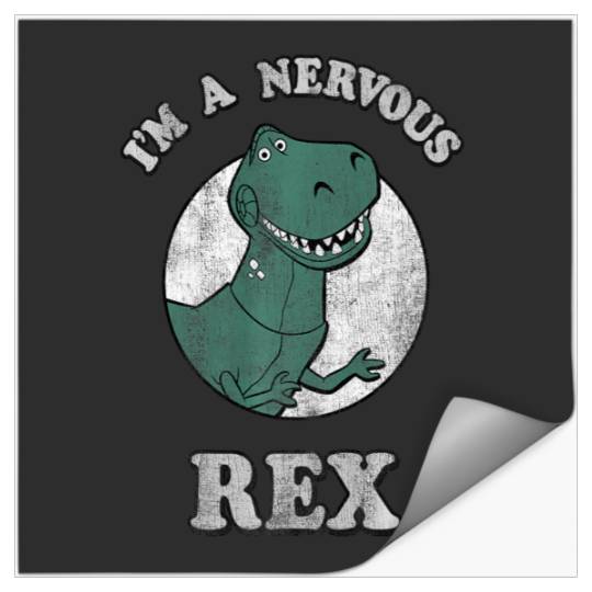 Discover Disney Pixarss Toy Story Im A Nervous Rex Dinosaur Premium Stickers