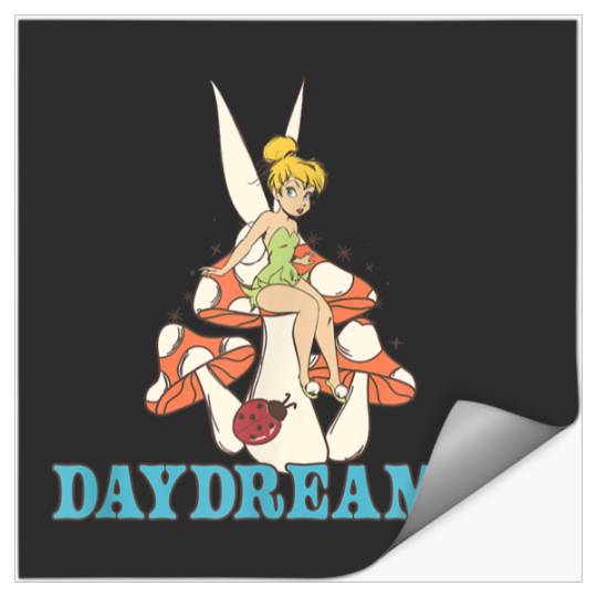 Disneyss Peter Pan Tinker Bell Daydreamer Mushrooms Poster Stickers
