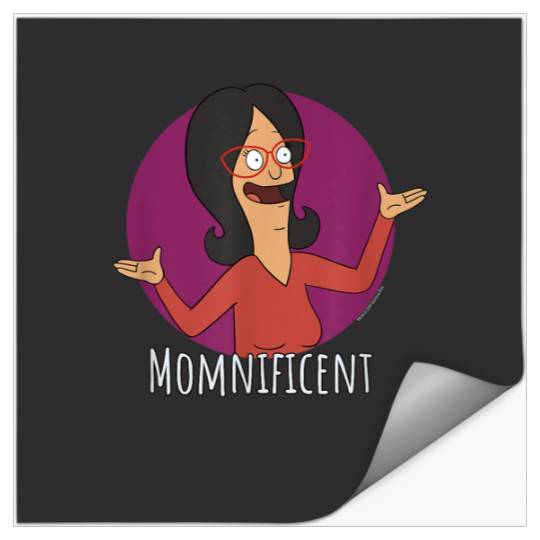 Bobs Burgers Linda Momnificent Portrait Stickers