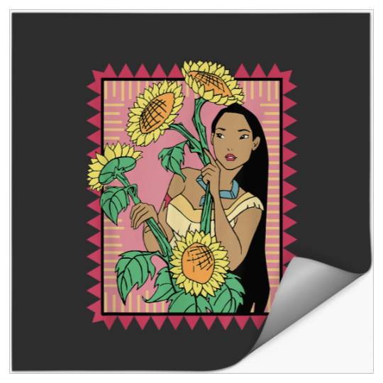 Disney Pocahontas Sunflowers Movie Still Stickers