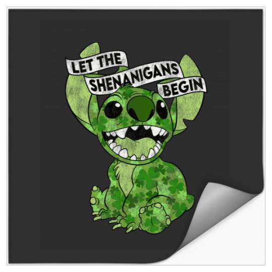 Discover Disney Lilo Stitch St Patricks Day Stitch Shenan Stickers