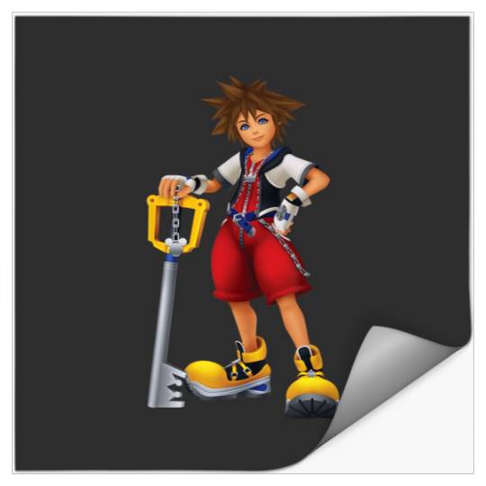 Disney Kingdom Hearts Sora Key Blade TShirt Stickers
