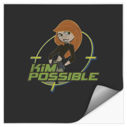 Discover Disney Kim Possible Portrait Logo Stickers