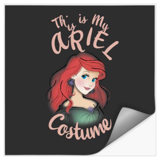 Discover Disney The Little Mermaid Ariel This Is My Costume Halloween Stickers