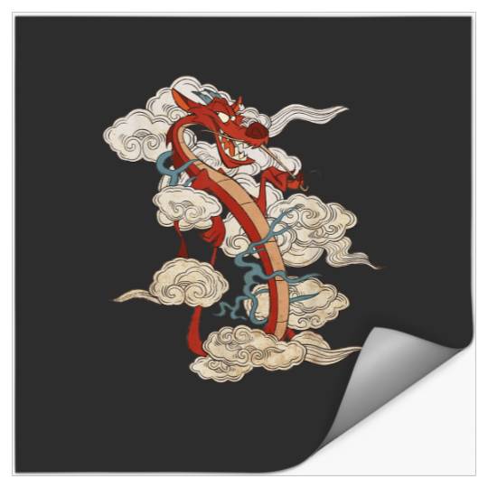 Disney Mushu TShirt Stickers