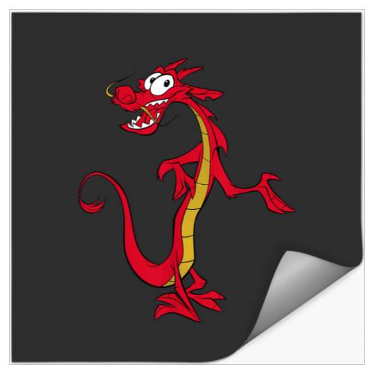 Disney Mulan Mushu Dragon TShirt Stickers