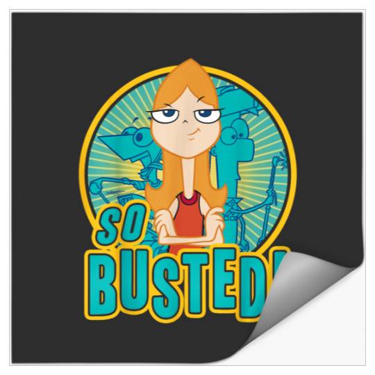 Discover Disney Phineas And Ferb So Busted Poster Stickers
