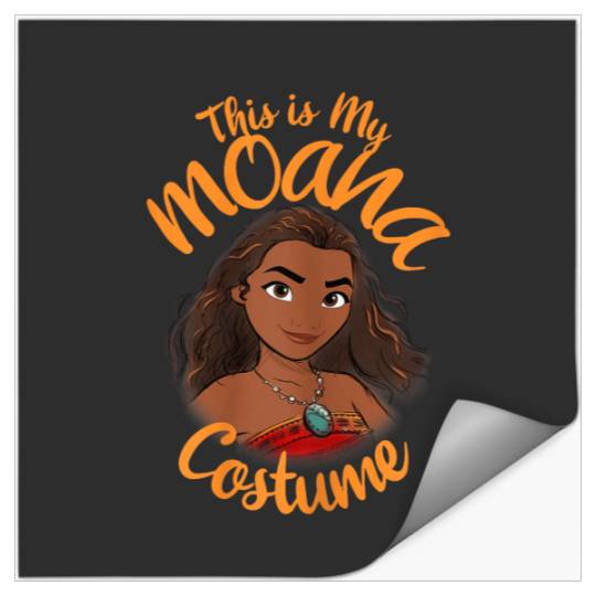 Discover Disney Moana This Is My Costume Halloween Stickers