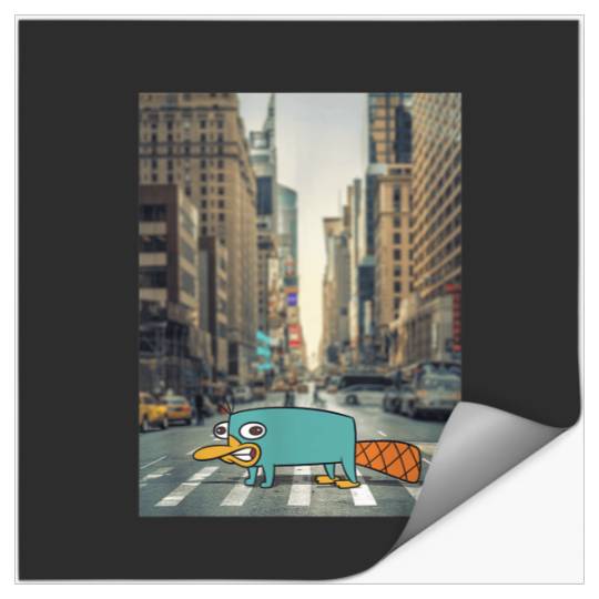 Discover Disney Phineas And Ferb Perry The Platypus Cross Stickers