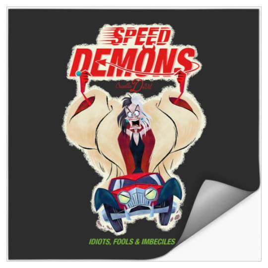 Discover Disney Villains Cruella de Vil Speed Demons Stickers