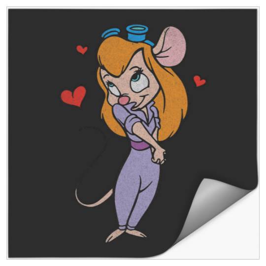 Discover Disney Chip 'n' Dale Rescue Rangers Gadget Hackwrench Love Stickers