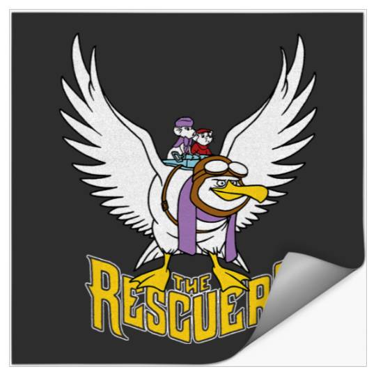 Disney The Rescuers Orville In Flight  Movie Poster Stickers