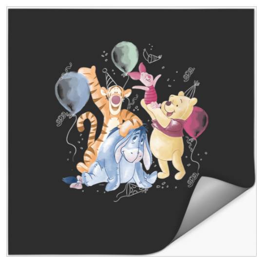 Discover Disney Winnie the Pooh Hundred Acre Wood Birthda Stickers