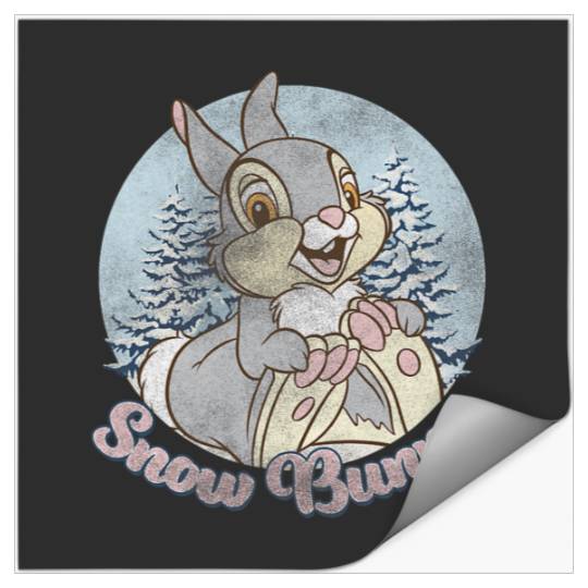 Disney Bambi Thumper Christmas Snow Bunny Stickers