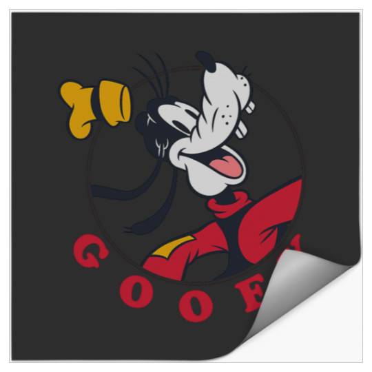 Discover Disney Mickey And Friends Original Goofy Cartoon Icon Circle Stickers